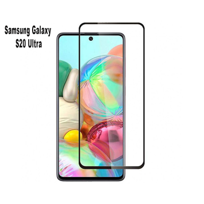 Folie Protectie ecran Samsung Galaxy S20 Ultra, antisoc 9D , Full Glue , (Smart Glass), Full Face